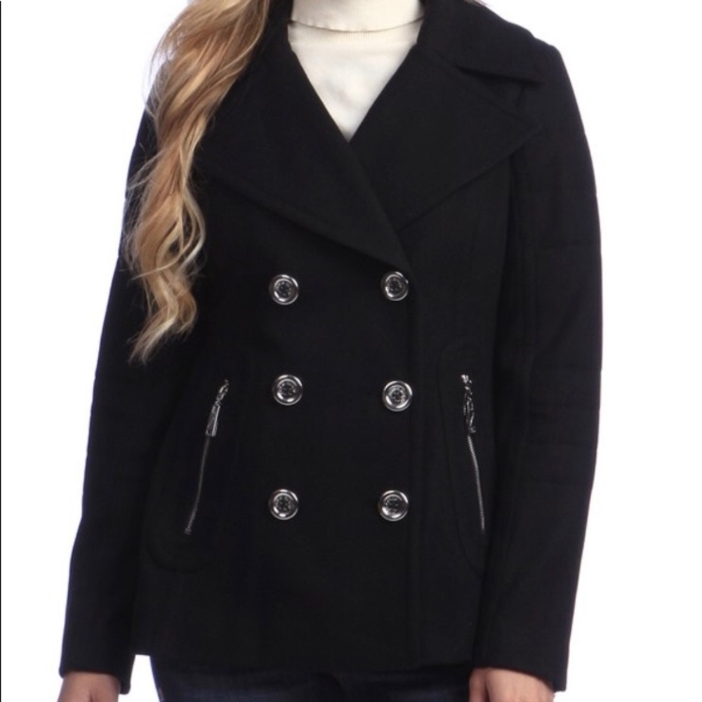 Miss Sixty Black Pea Coat